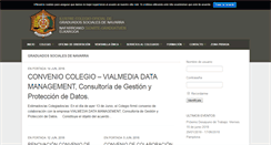 Desktop Screenshot of gradusocialesnavarra.org