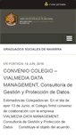 Mobile Screenshot of gradusocialesnavarra.org
